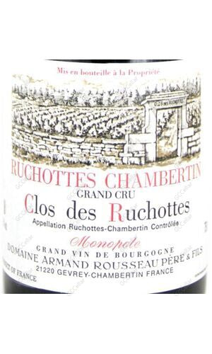 ARCRS-A2008 Armand Rousseau, Ruchottes Chambertin, Clos des Ruchottes, Grand Cru 阿曼盧梭酒莊 盧索香貝丹 "盧索" 特級園 750ml