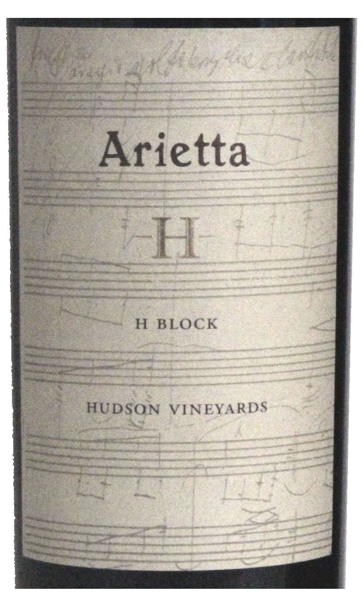 Arietta, Hudson VineyardsH Block