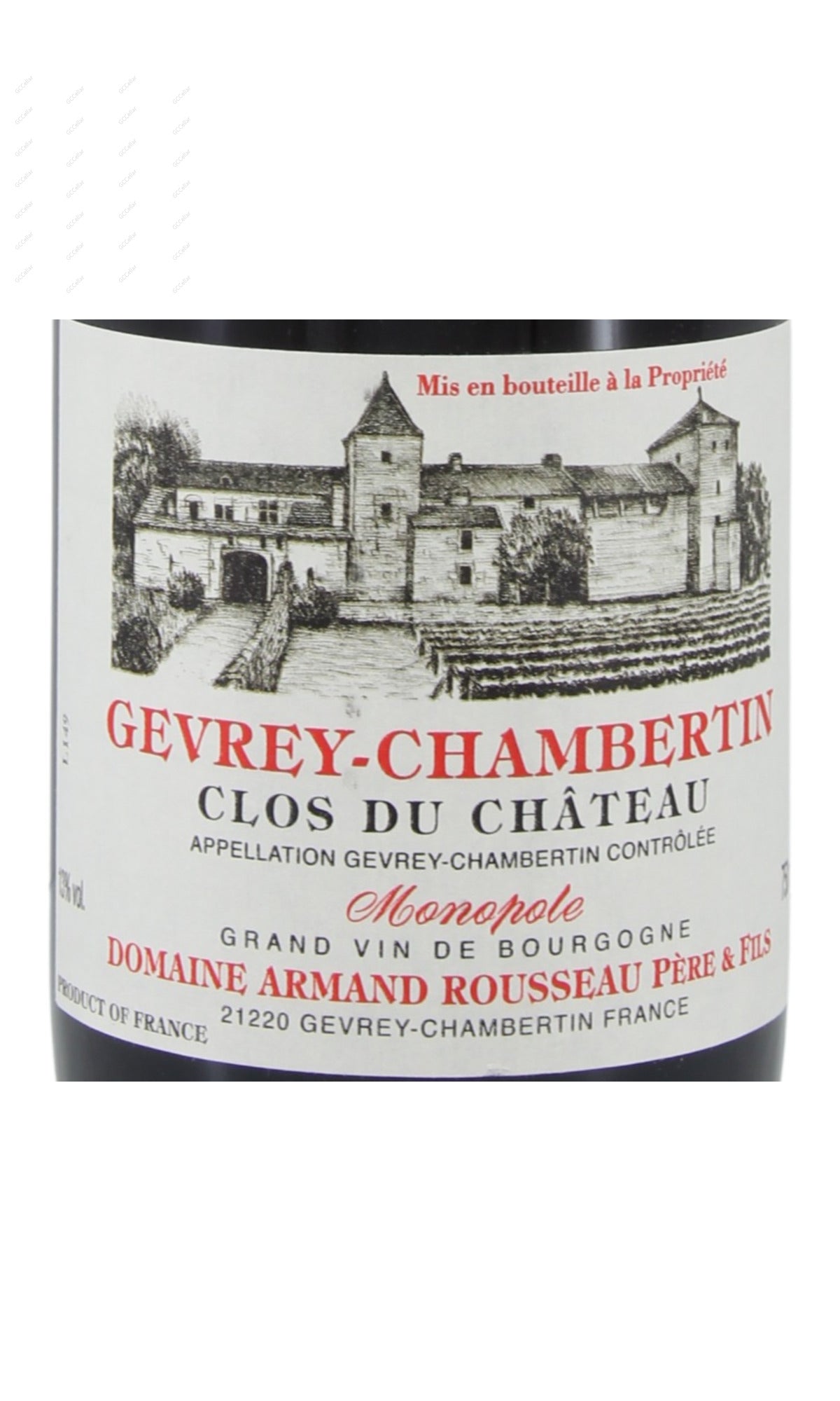 Armand Rousseau Pere et Fils,Gevrey Chambertin, Clos du Chateau