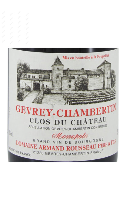 Armand Rousseau Pere et Fils,Gevrey Chambertin, Clos du Chateau