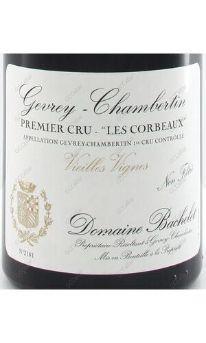 BCLCB-A2017 Bachelet, Gevrey Chambertin, Les Corbeaux, 1er Cru, VV 芭雪麗酒莊 哲維香貝丹 渡鴉 一級園 老樹 750ml