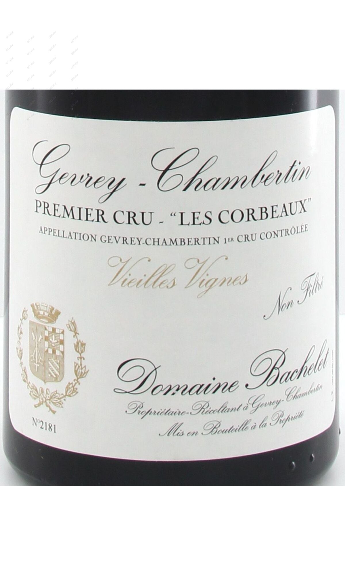 BCLCB-A2005 Bachelet, Gevrey Chambertin, Les Corbeaux, 1er Cru, VV 芭雪麗酒莊 哲維香貝丹 渡鴉 一級園 老樹 750ml