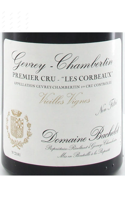 BCLCB-A2005 Bachelet, Gevrey Chambertin, Les Corbeaux, 1er Cru, VV 芭雪麗酒莊 哲維香貝丹 渡鴉 一級園 老樹 750ml
