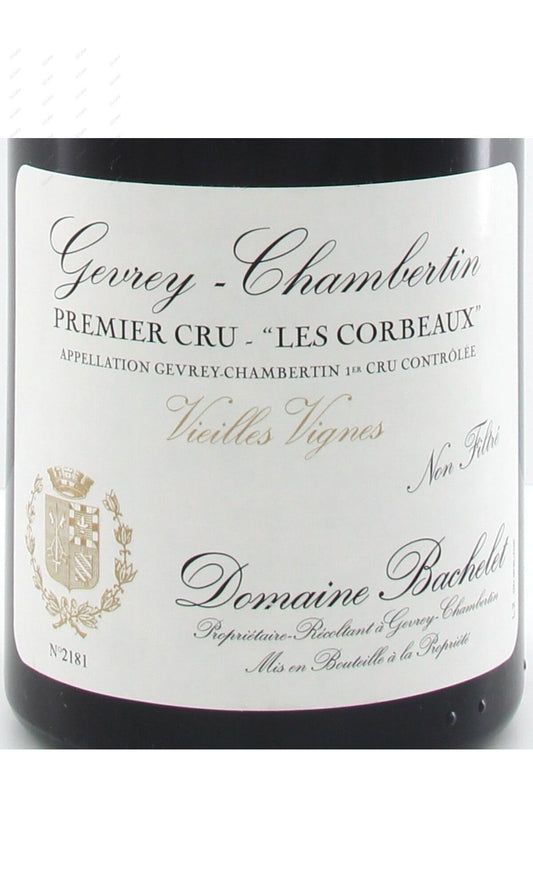 BCLCB-A2009 Bachelet, Gevrey Chambertin, Les Corbeaux, 1er Cru, VV 芭雪麗酒莊 哲維香貝丹 渡鴉 一級園 老樹 750ml