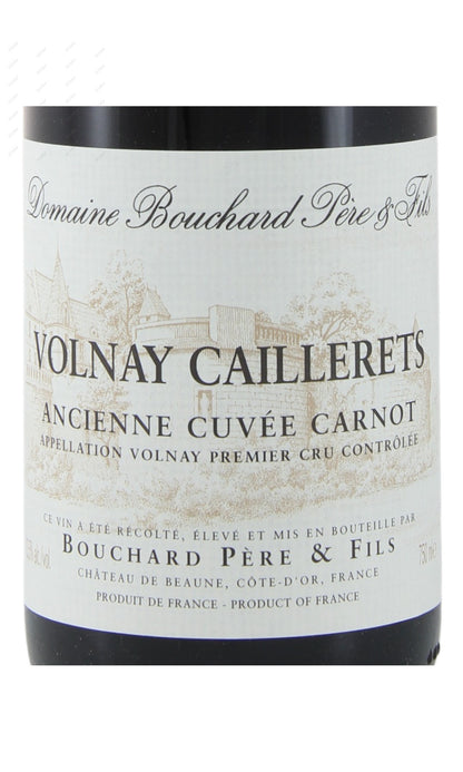 BCPAC-A2003 Bouchard Pere & Fils, Volnay Caillerets, Ancienne Cuvee Carnot, 1er Cru 寶尚酒莊 華納 勒力特一級園 古加諾特釀 750ml