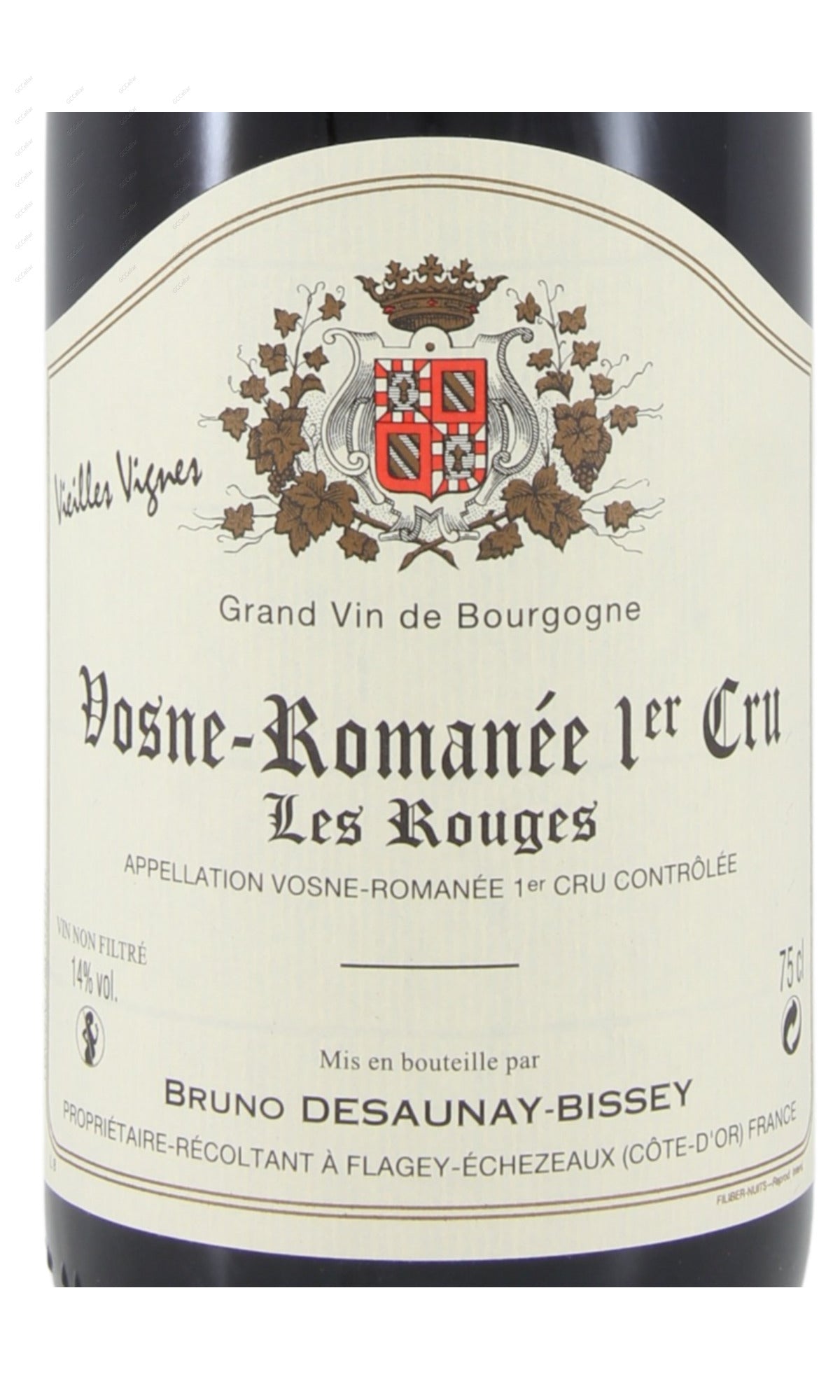 Bruno Desaunay Bissey, VosneRomanee Les Rouges, 1er Cru, VV