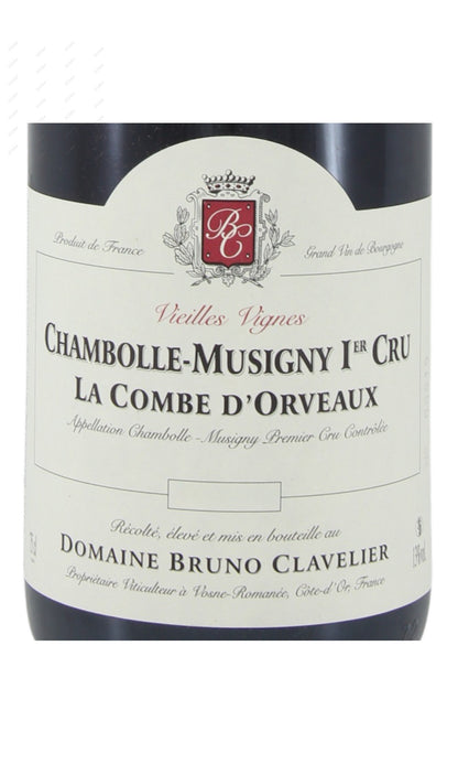 Bruno Clavelier, Chambolle Musigny, La Combe d'Orveaux, 1er Cru, VV