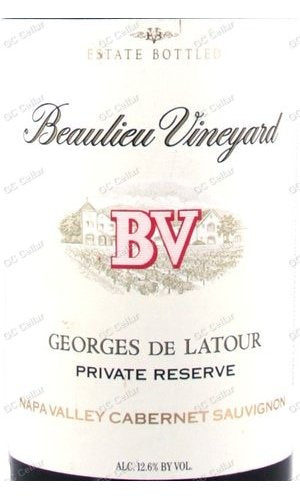BVPRS-A1971 Beaulieu Vineyard, Georges de Latour Private Reserve, Cabernet Sauvignon 博利酒莊 喬治拉圖私家珍藏 赤霞珠 750ml