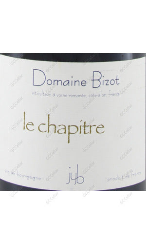 BZTCP-A2017 Bizot, Bourgogne, Le Chapitre 碧莎酒莊 布根地 沙傑園 750ml