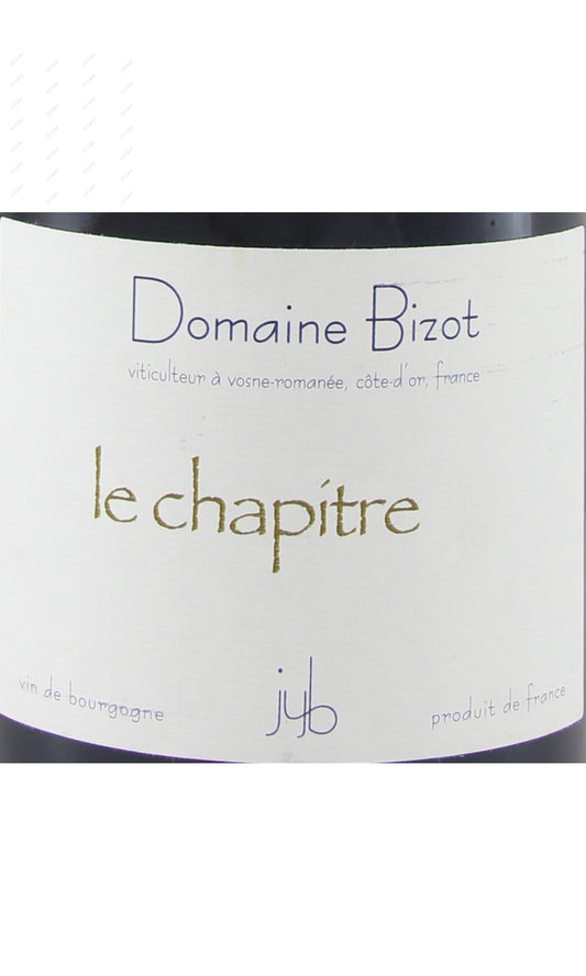 BZTCP-A2017 Bizot, Bourgogne, Le Chapitre 碧莎酒莊 布根地 沙傑園 750ml