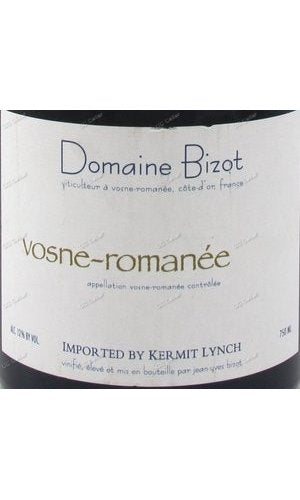 BZTVR-A2015 Bizot, Vosne Romanee 碧莎酒莊 維森羅曼尼 750ml