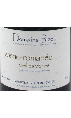 BZTVV-A2007 Bizot, Vosne Romanee, Vieilles Vignes 碧莎酒莊 維森羅曼尼 老樹 750ml