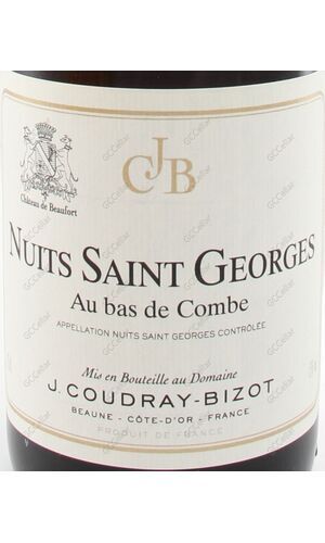 CBBCS-A2018 Chateau de Beaufort J. Coudray-Bizot, Nuits St. Georges, Au Bas de Combe 比霍酒莊 夜聖喬治 "奧巴迪康園" 750ml