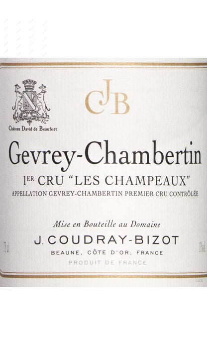 Chateau de Beaufort, J. Coudray-Bizot, Gevrey-Chambertin, Champeaux, 1er Cru