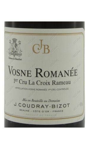 CBVRS-A2019 Chateau de Beaufort J. Coudray-Bizot, Vosne-Romanee,  La Croix Rameau, 1er Cru 比霍酒莊 古德雷碧莎 維森羅曼尼 拉莫十字一級園 750ml