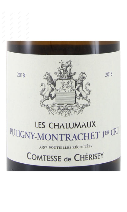 Comtesse de Cherisey, Puligny Montrachet, Les Chalumeaux, 1er Cru