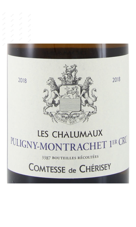 Comtesse de Cherisey, Puligny Montrachet, Les Chalumeaux, 1er Cru