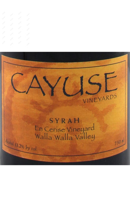 Cayuse, En Cerise Vineyard, Syrah