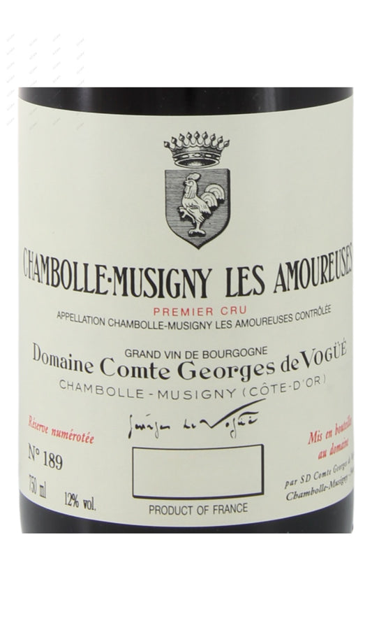 Comte Georges de Vogue, Chambolle Musigny, Les Amoureuses, 1er Cru