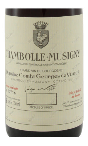 CVGCM-A1999 Domaine Comte Georges de Vogue, Chambolle Musigny 和結伯爵 (黑雞) 酒莊 香多蜜思妮 750ml