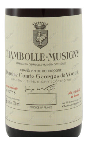 [Pre] CVGCM-A1999 Domaine Comte Georges de Vogue, Chambolle Musigny 和結伯爵 (黑雞) 酒莊 香多蜜思妮 750ml