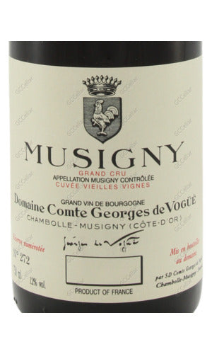 CVMSS-A2001 Comte Georges de Vogue, Musigny Grand Cru, Cuvee VV 和結伯爵(黑雞)酒莊 蜜思妮特級園 老樹 750ml
