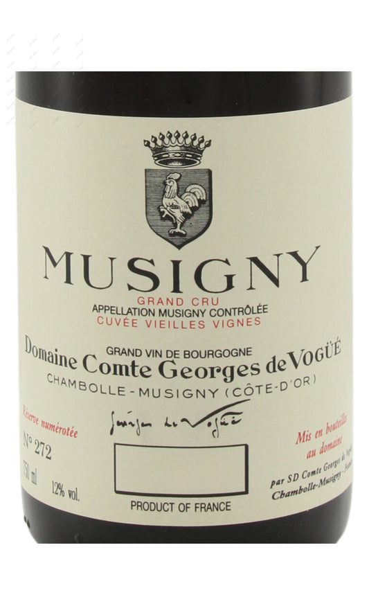 Comte Georges de Vogue, Musigny Grand Cru, Cuvee VV