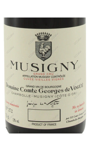 CVMSS-A2000 Comte Georges de Vogue, Musigny Grand Cru, Cuvee VV 和結伯爵(黑雞)酒莊 蜜思妮特級園 老樹 750ml