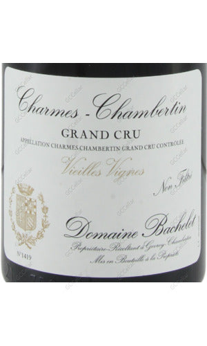 DBCCS-A2008 Bachelet, Charmes Chambertin, Grand Cru, VV Non-Filtre 芭雪麗酒莊 莎美香貝丹特級園 老樹 未濾 750ml