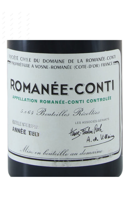 DRC, Romanee Conti Grand Cru