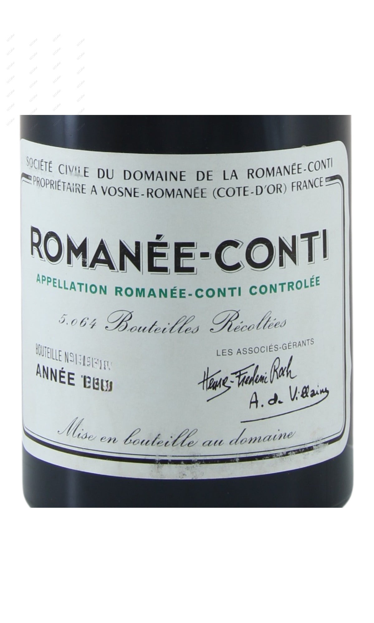 DRC, Romanee Conti Grand Cru