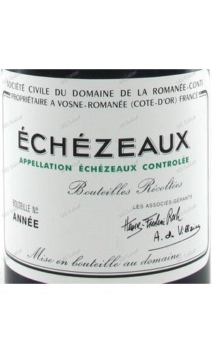 DRCES-A2018 DRC, Echezeaux Grand Cru DRC 依瑟索特級園 750ml