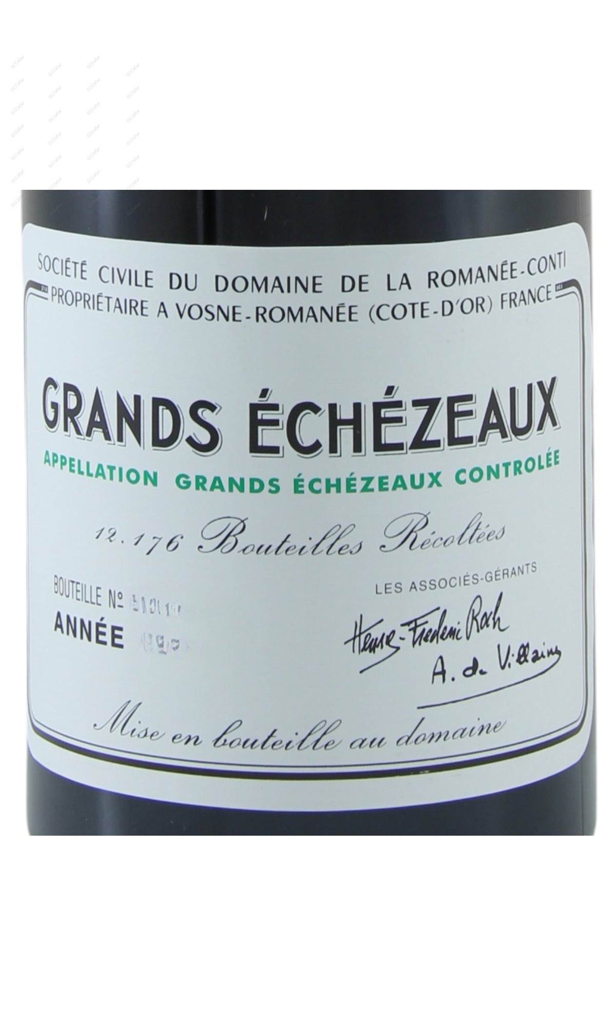 DRCGS-A2021 DRC, Grands Echezeaux Grand Cru DRC 大依瑟索特級園 750ml