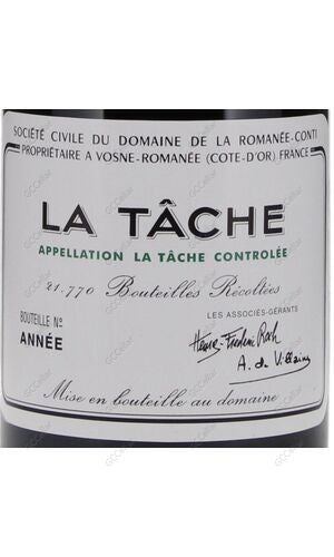 [Pre] DRCLS-A1995 DRC, La Tache Grand Cru DRC 拉塔希特級園 750ml