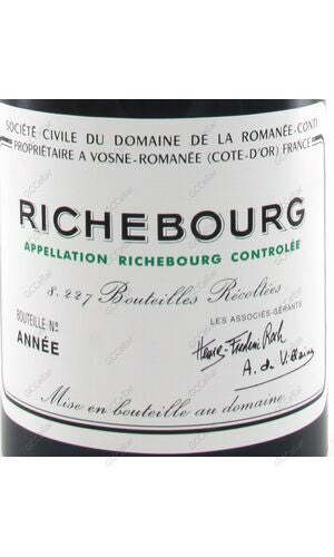 DRCRS-A2018 DRC, Richebourg Grand Cru DRC 李其堡特級園 750ml