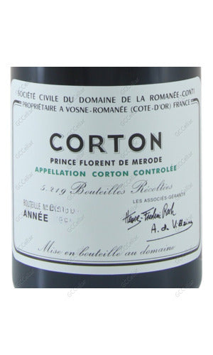 DRCTS-A2011 DRC Corton Grand Cru DRC 高登特級園 750ml