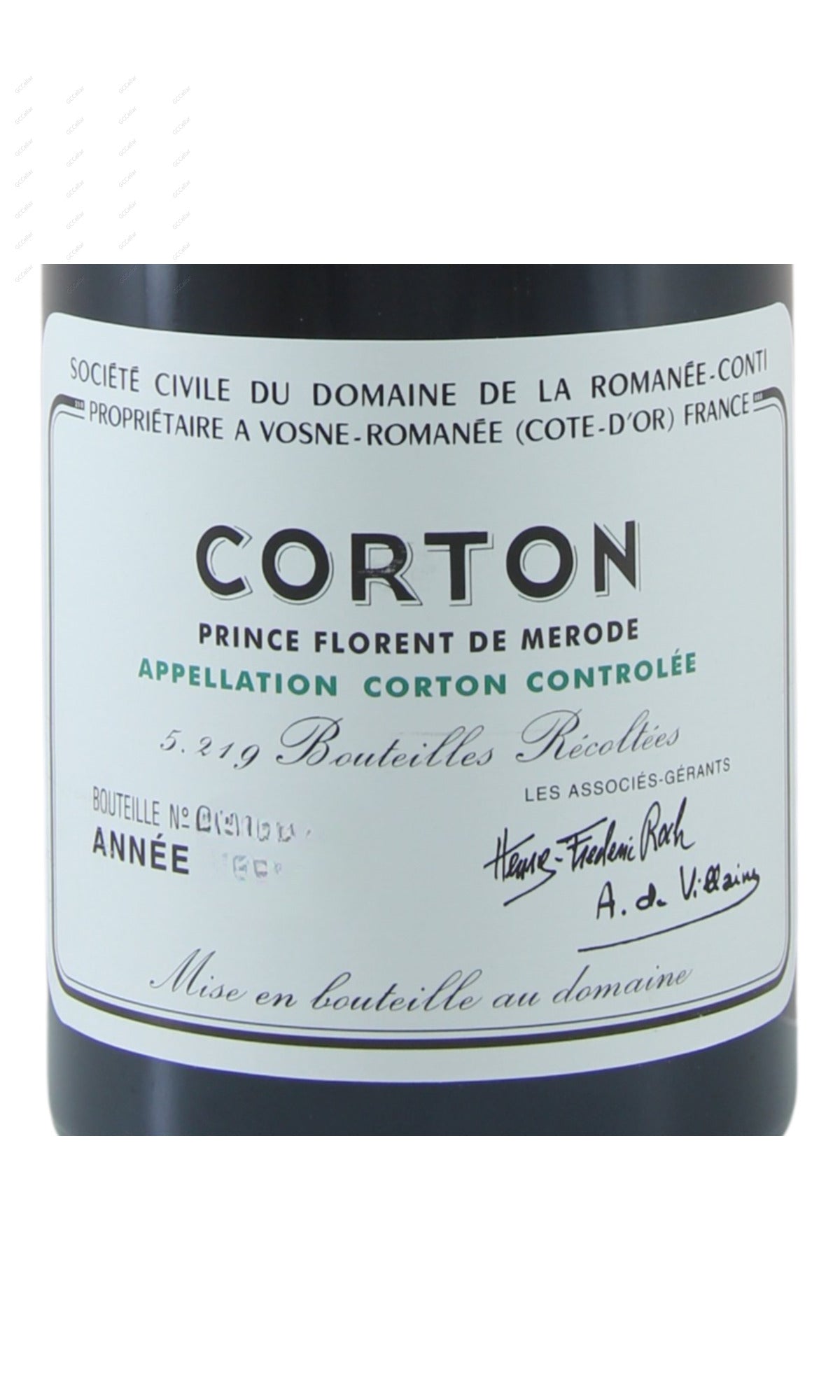 [Pre] DRCTS-A2018 DRC Corton Grand Cru DRC 高登特級園 750ml