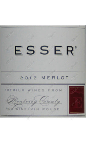 EEMLS-A2012 Esser Monterey County Merlot 愛莎酒莊 蒙特利 梅洛 750ml