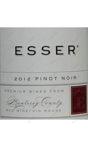 EEPNS-A2012-2 Esser Monterey Pinot Noir 愛莎酒莊 蒙特利 黑皮諾 750ml