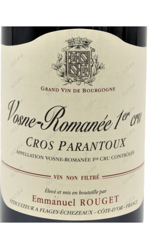 ERCPS-A2005 Emmanuel Rouget, Vosne Romanee, Cros Parantoux, 1er Cru 艾曼紐爾胡傑酒莊 維森羅曼尼 帕蘭圖 一級園 750ml