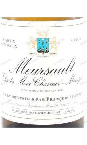 FCGMC-A2015-W Francois Gaunoux, Meursault, Clos des Meix Chavaux 弗朗索瓦高努酒莊 梅索 "美莎夫園" 白酒 750ml