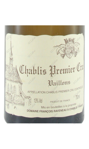 FCRVL-A2008-W Francois Raveneau, Chablis, Vaillons, 1er Cru 弗朗哥拉維利奧酒莊 夏布利 外龍一級園 白酒 750ml