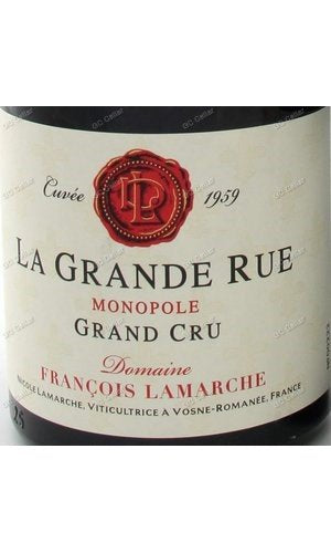 FLEGC-A2016 Francois Lamarche, La Grande Rue Grand Cru, Cuvee 1959 弗朗哥拉馬歇酒莊 大街特級園 1959特釀 750ml