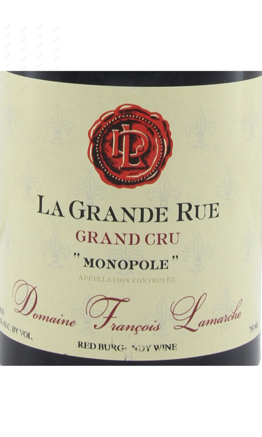 FLEGR-A2012 Francois Lamarche, La Grande Rue Grand Cru 富朗哥拉馬酒莊 大街特級園 750ml