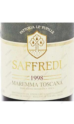 FPSFS-A1998 Fattoria Le Pupille 'Saffredi' Maremma Toscana 普比勒農場酒莊 薩菲迪 馬雷瑪 托斯卡納 750ml