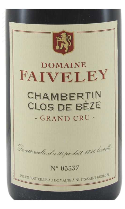 FVLCB-A2008 Faiveley, Chambertin, Clos de Beze, Grand Cru 花萊麗酒莊 香貝丹 貝茲特級園 750ml