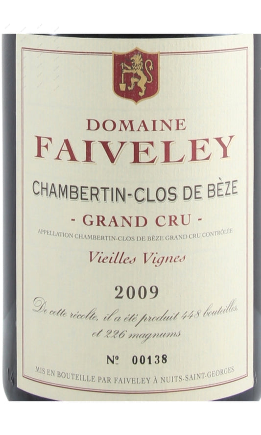 Faiveley, Chambertin, Clos de Beze, Grand Cru, VV