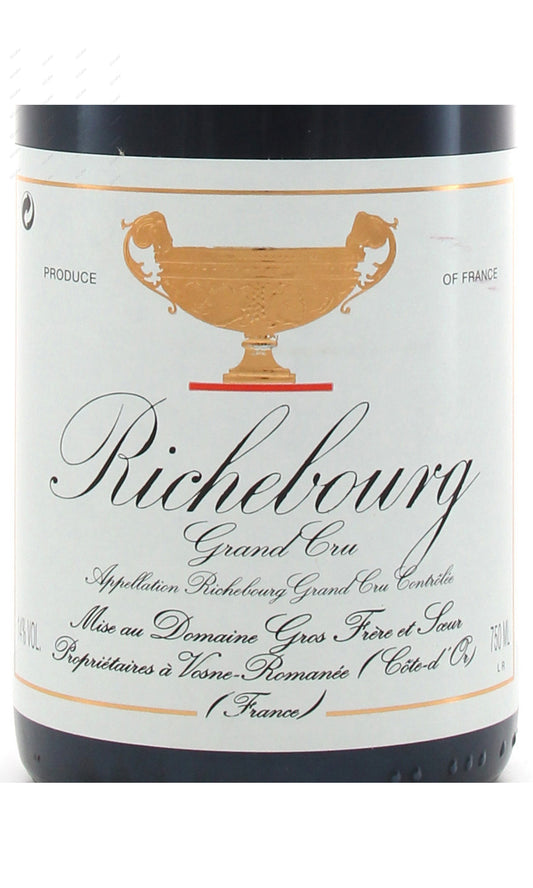 GFRBS-A2013 Gros Frere et Soeur, Richebourg Grand Cru 歌豪兄妹(大金杯)酒莊 李其堡特級園 750ml