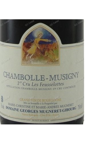 GMGFS-A2014 Georges Mugneret Gibourg, Chambolle Musigny, Les Feusselottes, 1er Cru 喬治慕吉酒莊 香多蜜思妮 菲斯洛特一級園 750ml