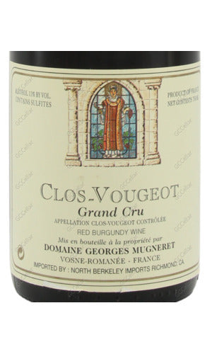 GMGVG-A1996 Georges Mugneret Gibourg, Clos Vougeot, Grand Cru 喬治慕吉酒莊 胡祖特級園 750ml